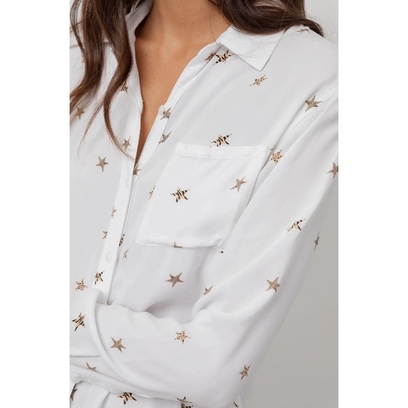 Rails NWT Rocsi Button Down Blouse - White - Small - Picture 5 of 15